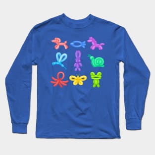 animals balloons collection Long Sleeve T-Shirt